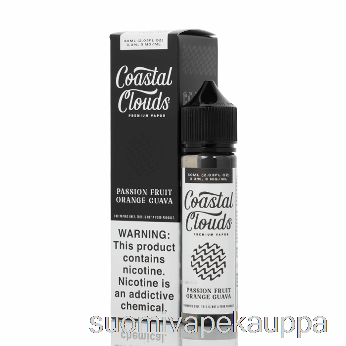 Vape Suomi Passionhedelmä Oranssi Guava - Coastal Clouds Co. - 60 Ml 0 Mg